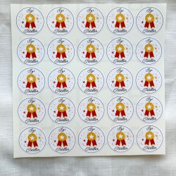 50 Adet 4 cm İyi Tatiller Yapışkanlı Sticker Karne Öğretmen Etiketi Mezuniyet Hatırası Okul Hediye 3