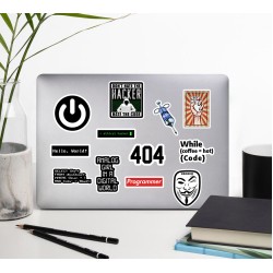 Yazılım & Yazılımcı Software Developer Laptop Notebook Tablet Etiket Sticker P23